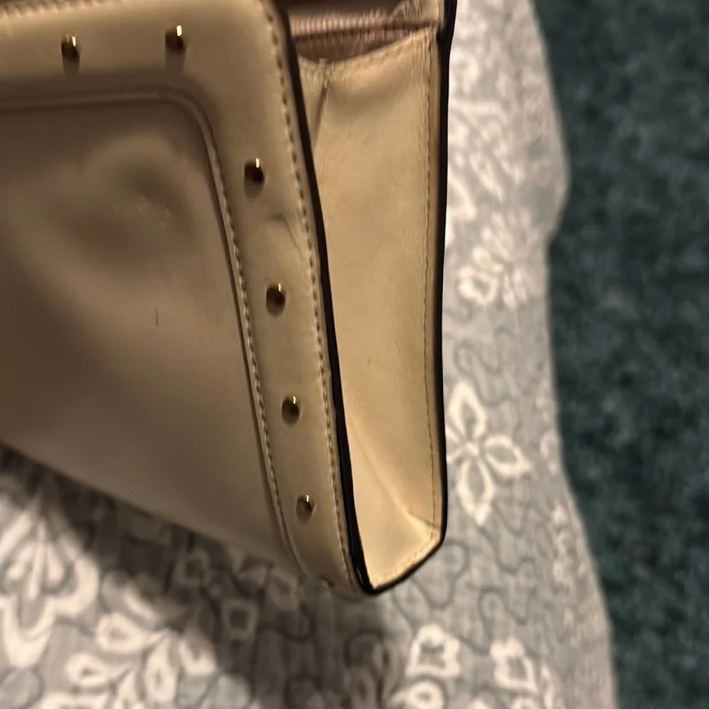Kate Spade Cream Studded Wristlet Clutch